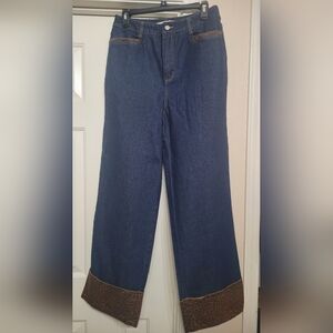 Rodeo Quincy Rodeo Leopard Pant NWT Sz L